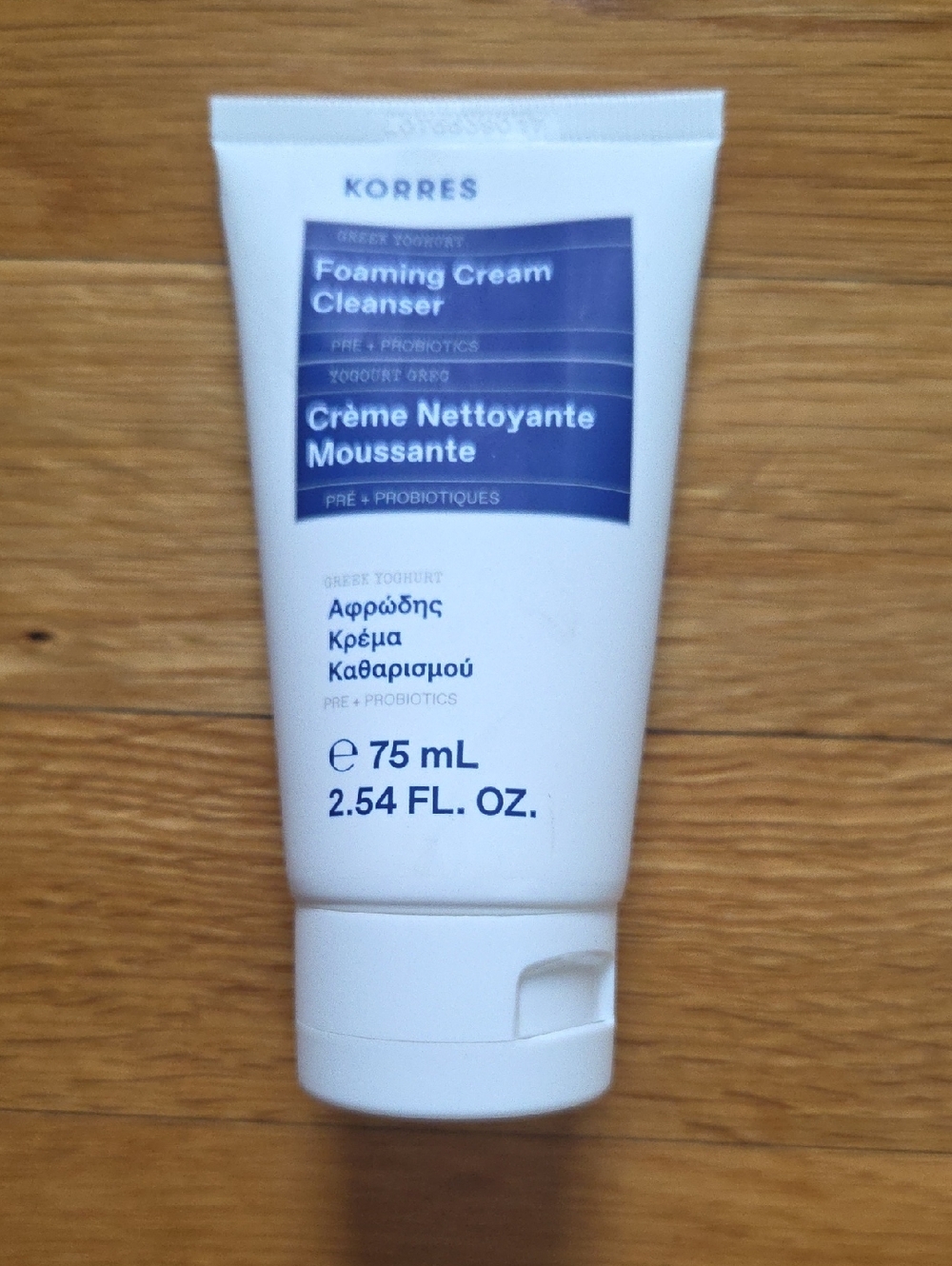 New Unopened Korres Greek Yogurt Foaming Cream Cleanser